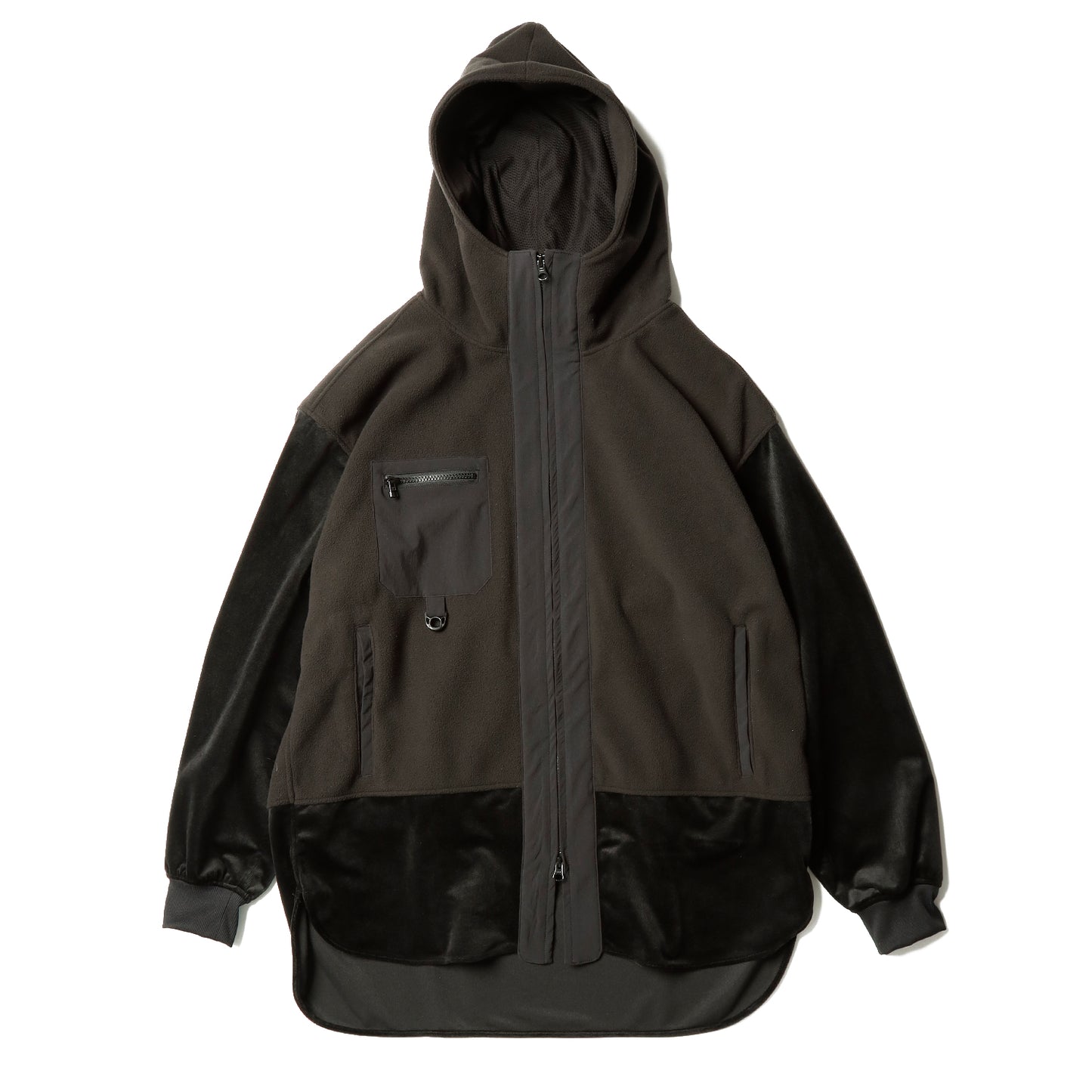 Fleece shirt jacket