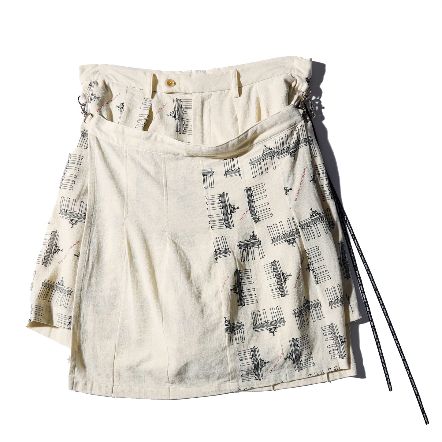 Brandenburg gate bontage shorts