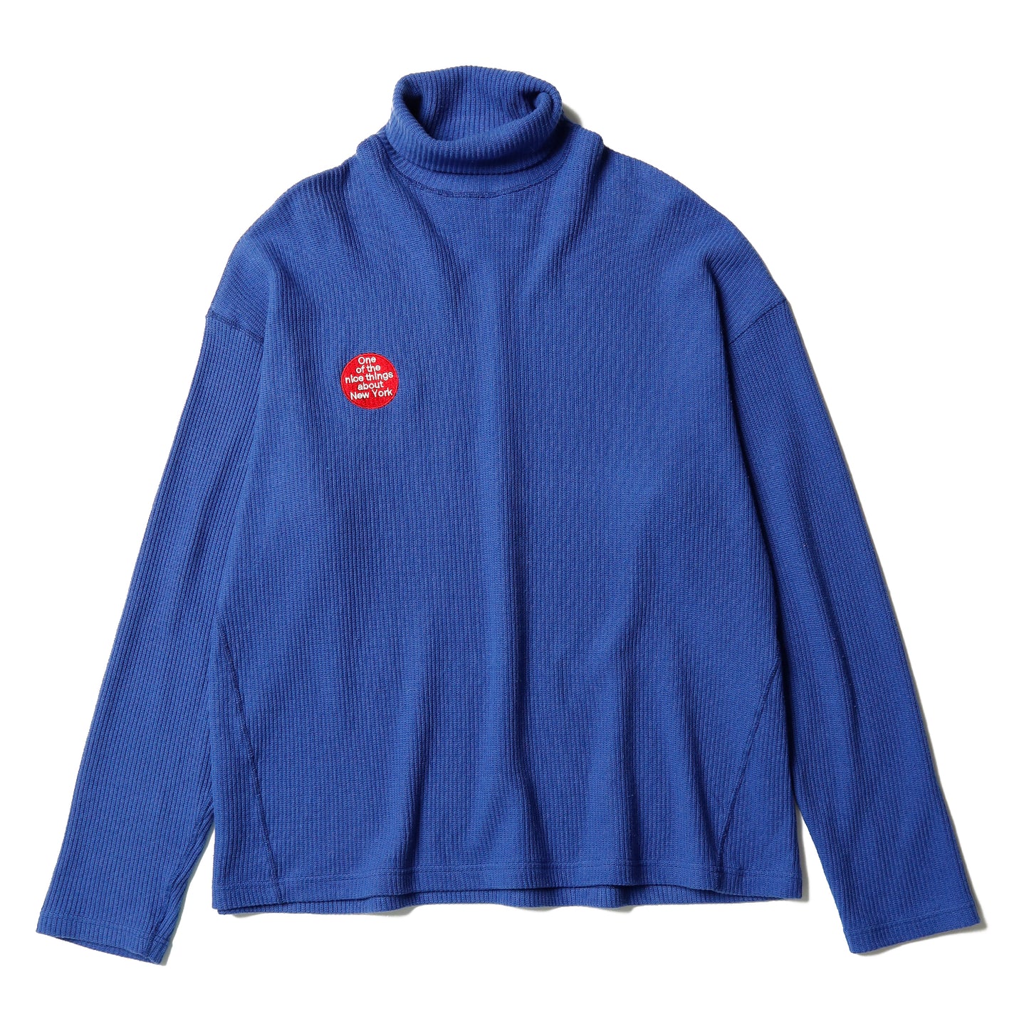 Ribknit turtleneck
