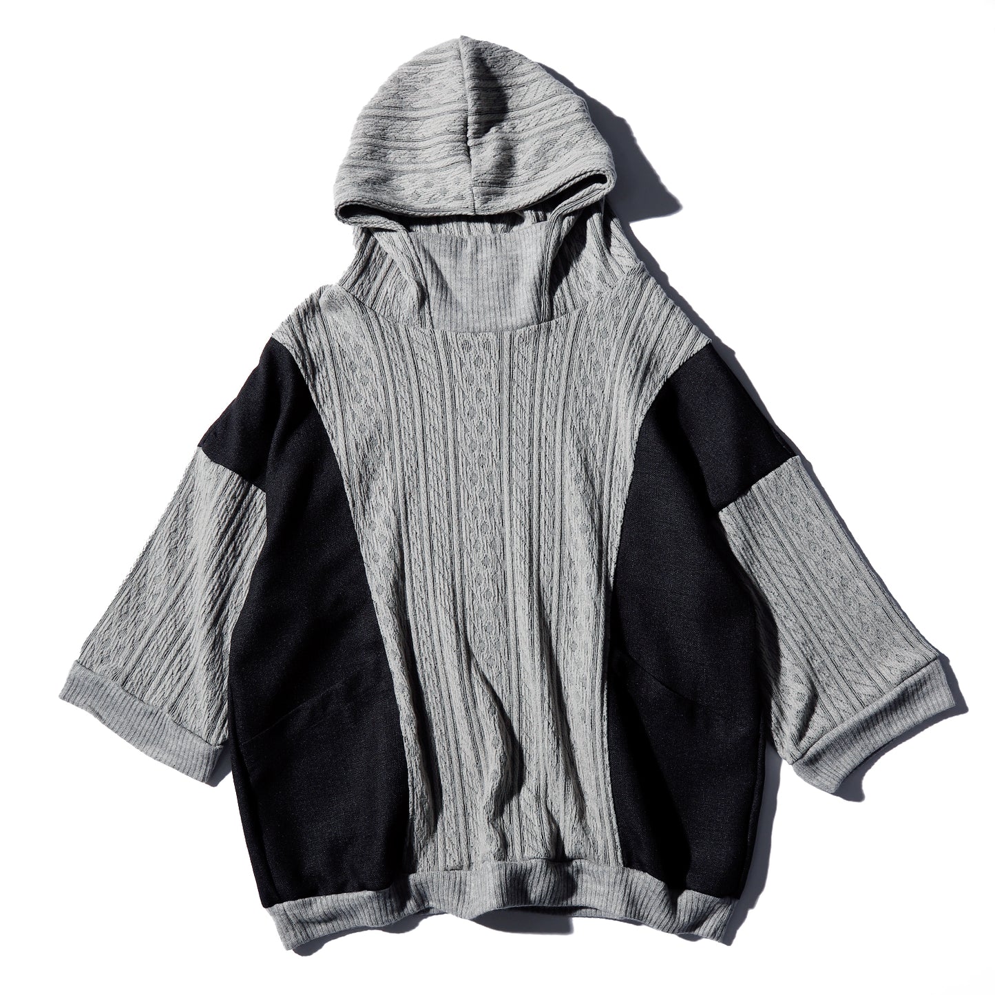 Harf sleeves hoodie