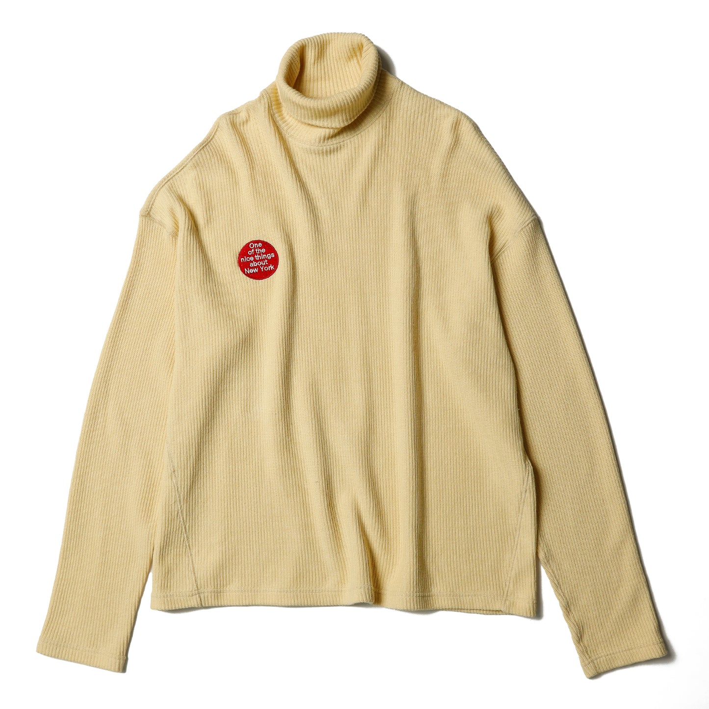 Ribknit turtleneck