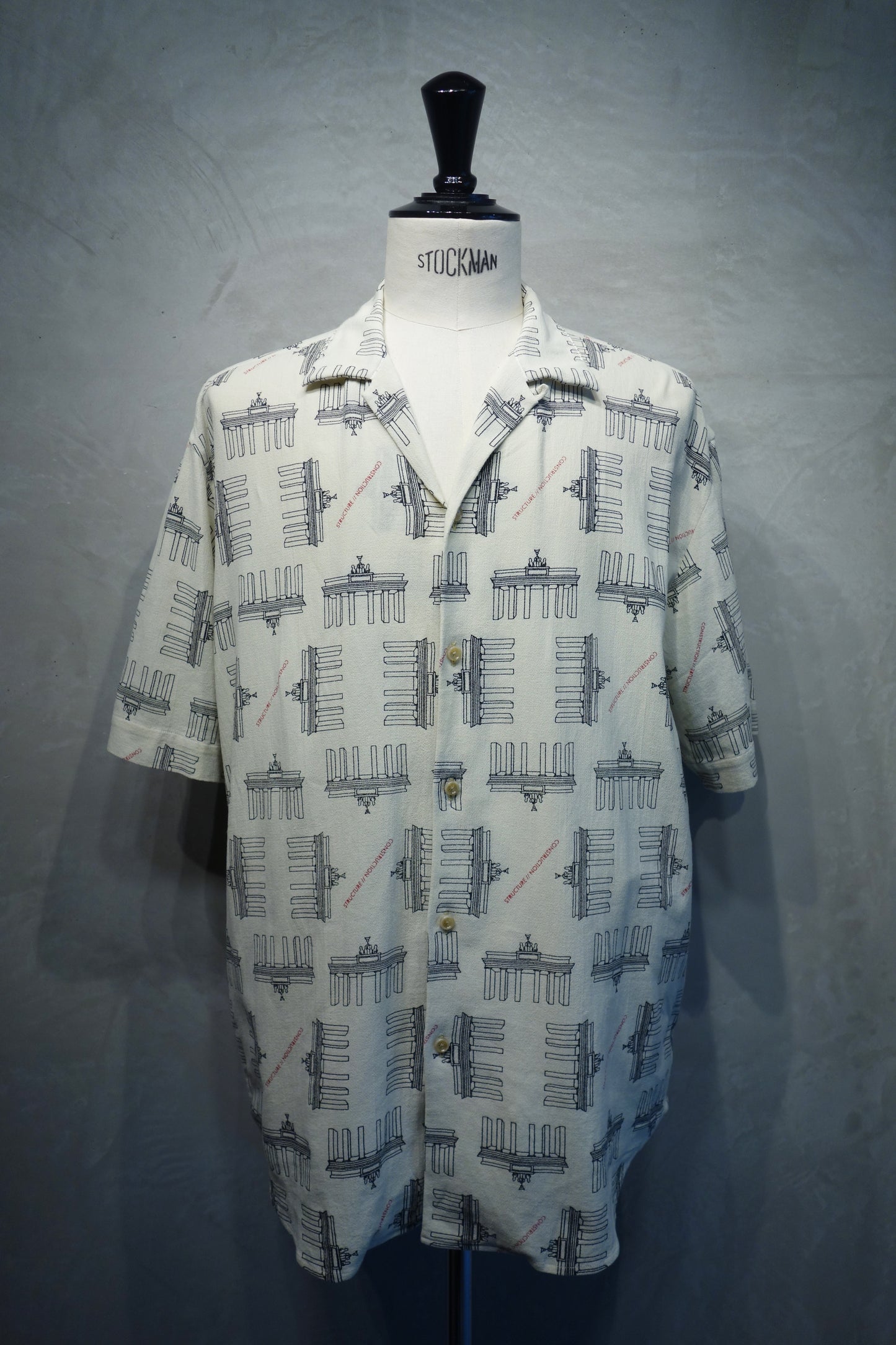 Brandenburg gate over shirt