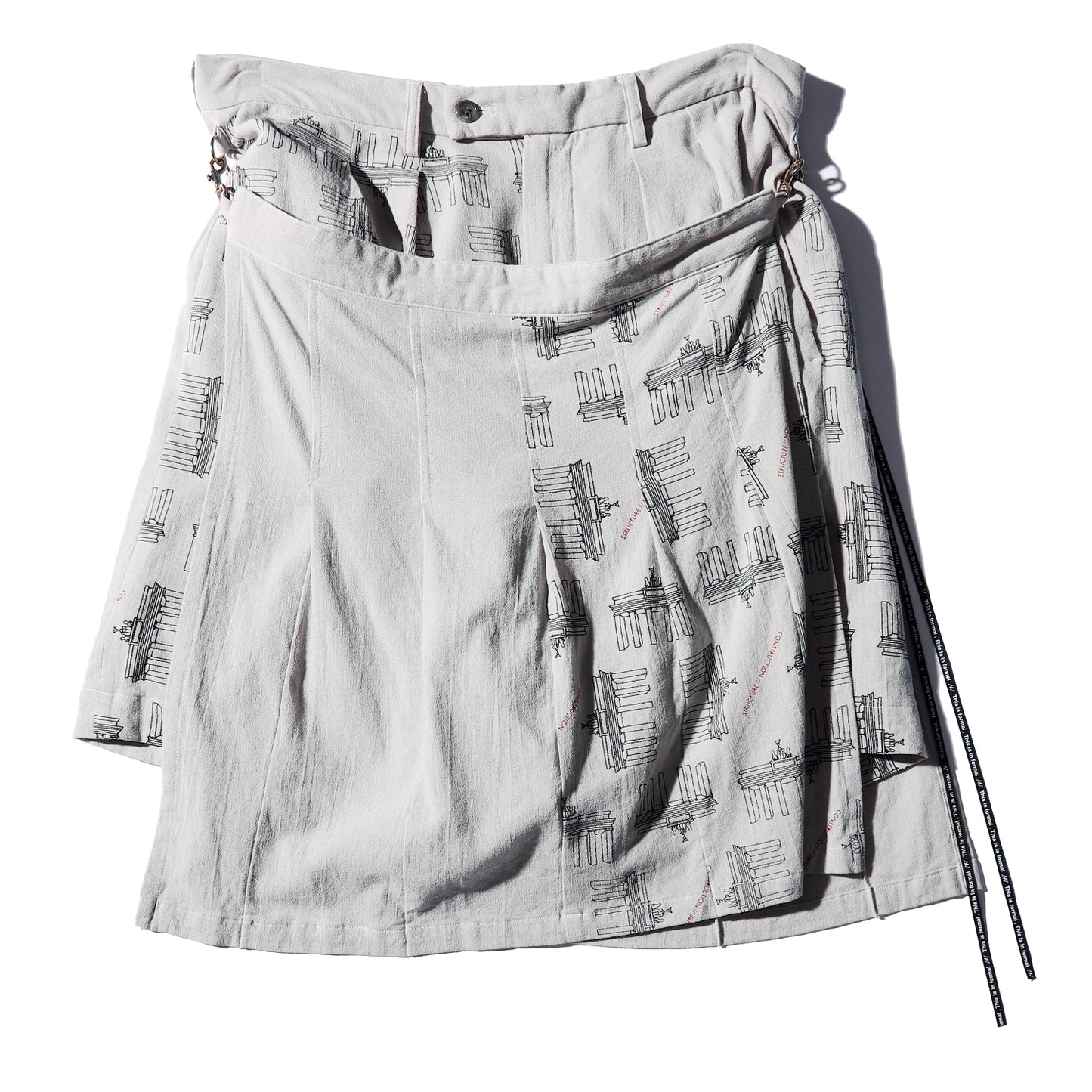 Brandenburg gate bontage shorts