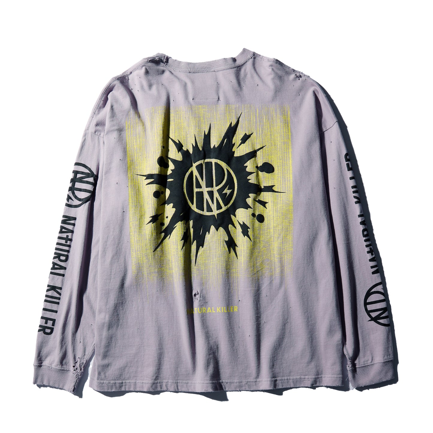 【予約商品】CRAZY DAMAGE LONG TEE (ダメージあり)