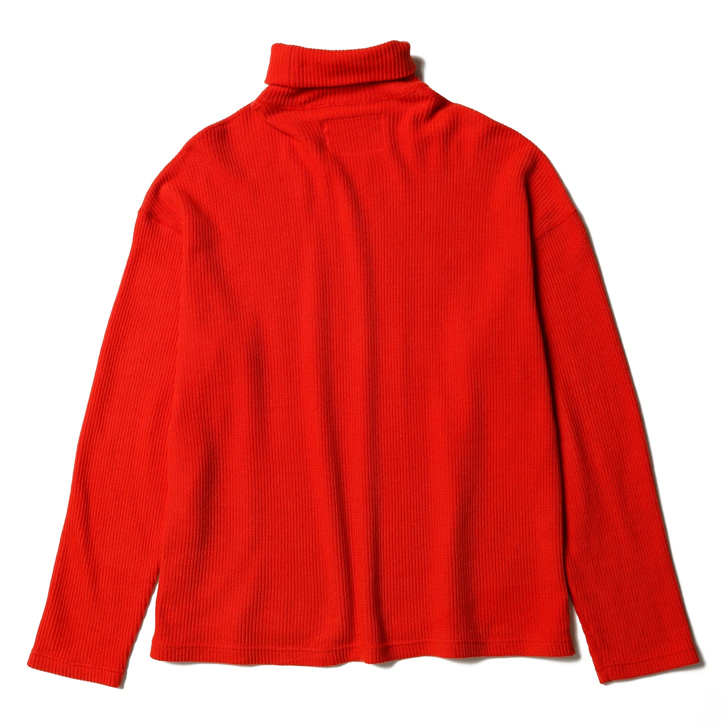 Ribknit turtleneck