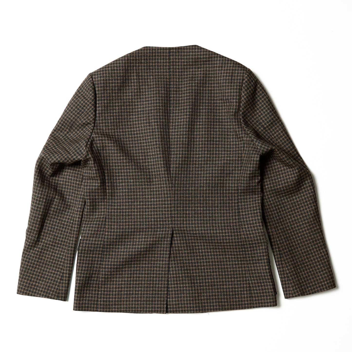 Collarless tailored jacket