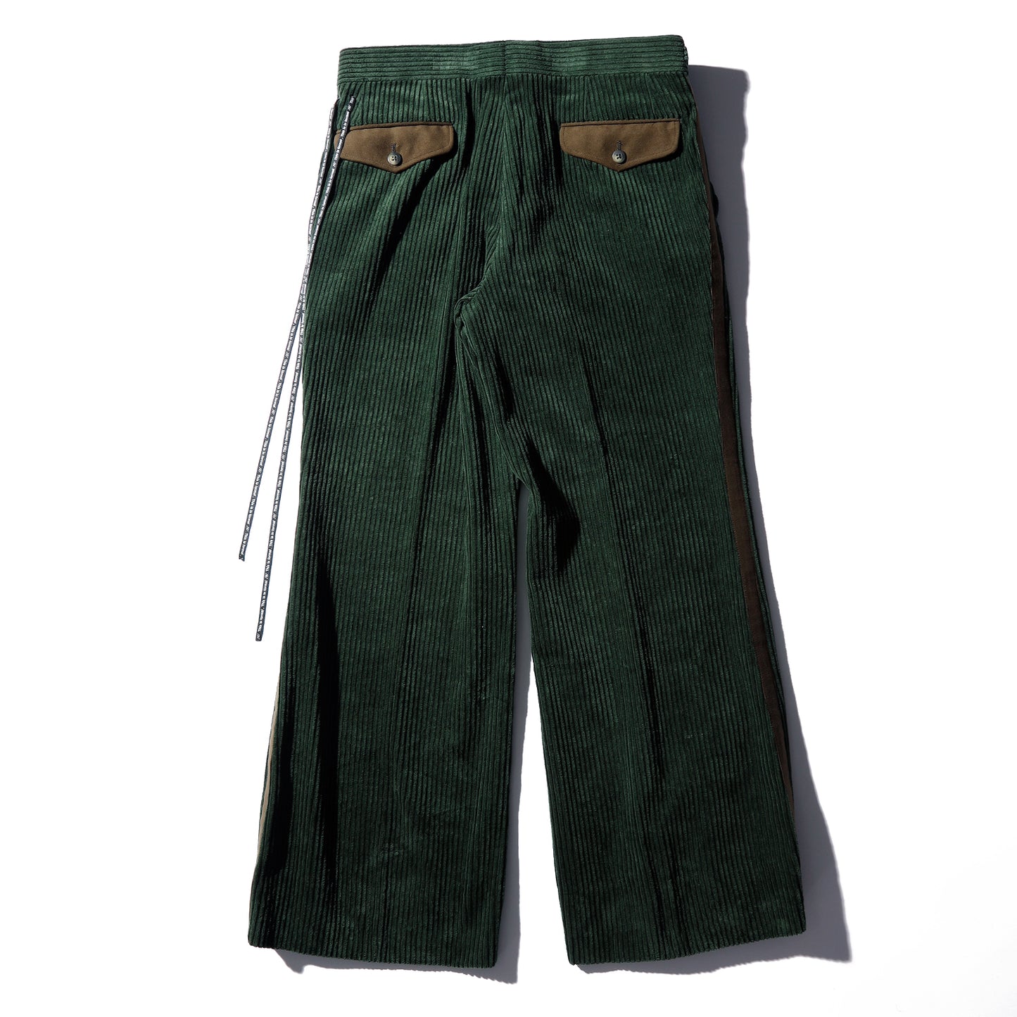 Suede + Corduroy Flare Slacks