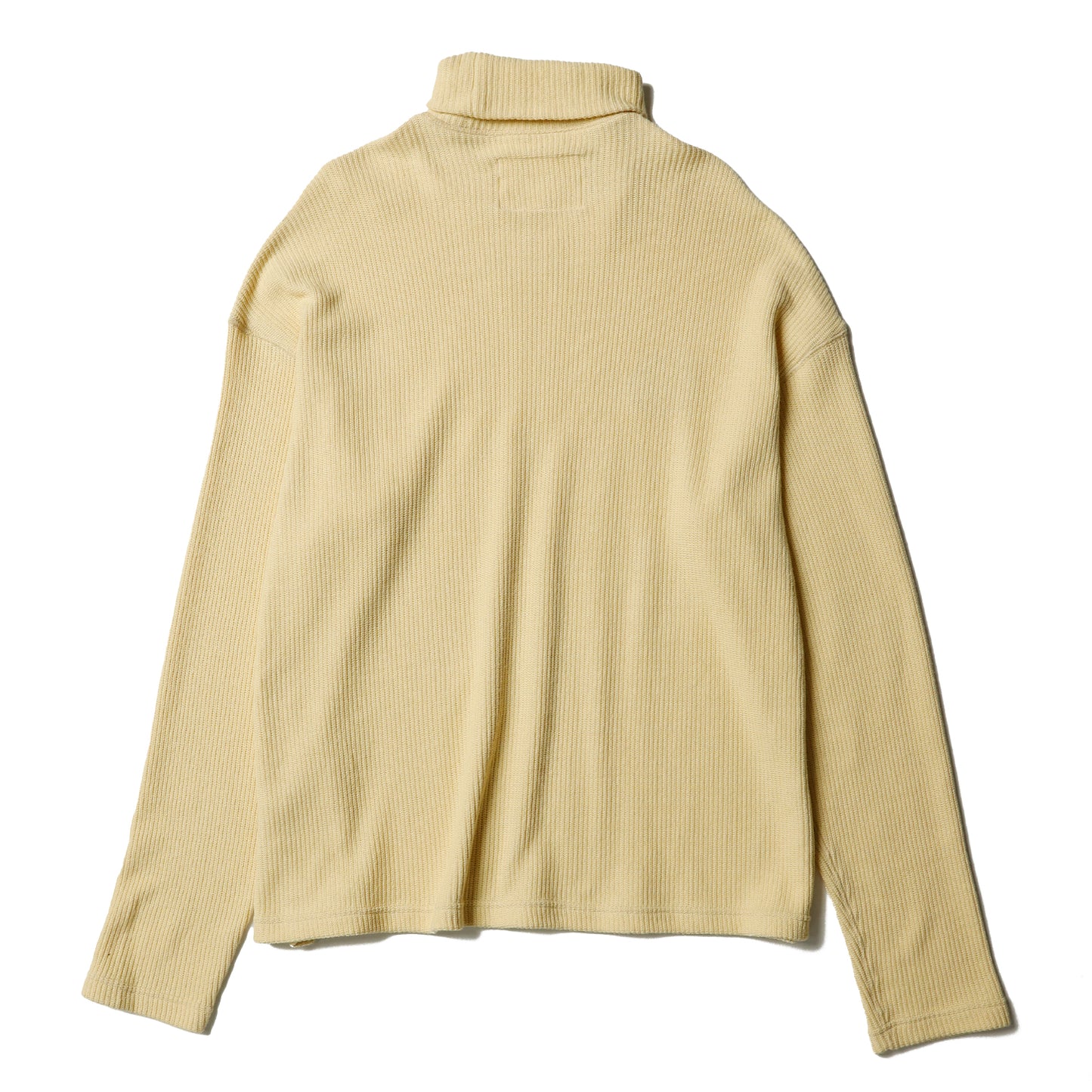 Ribknit turtleneck