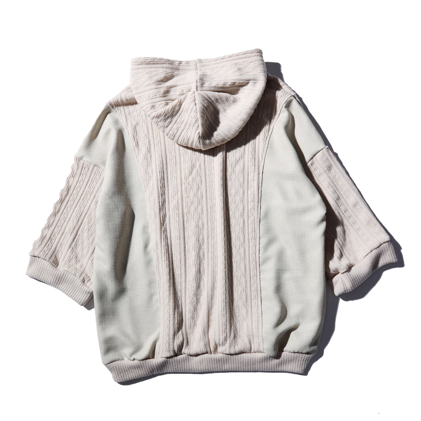 Harf sleeves hoodie