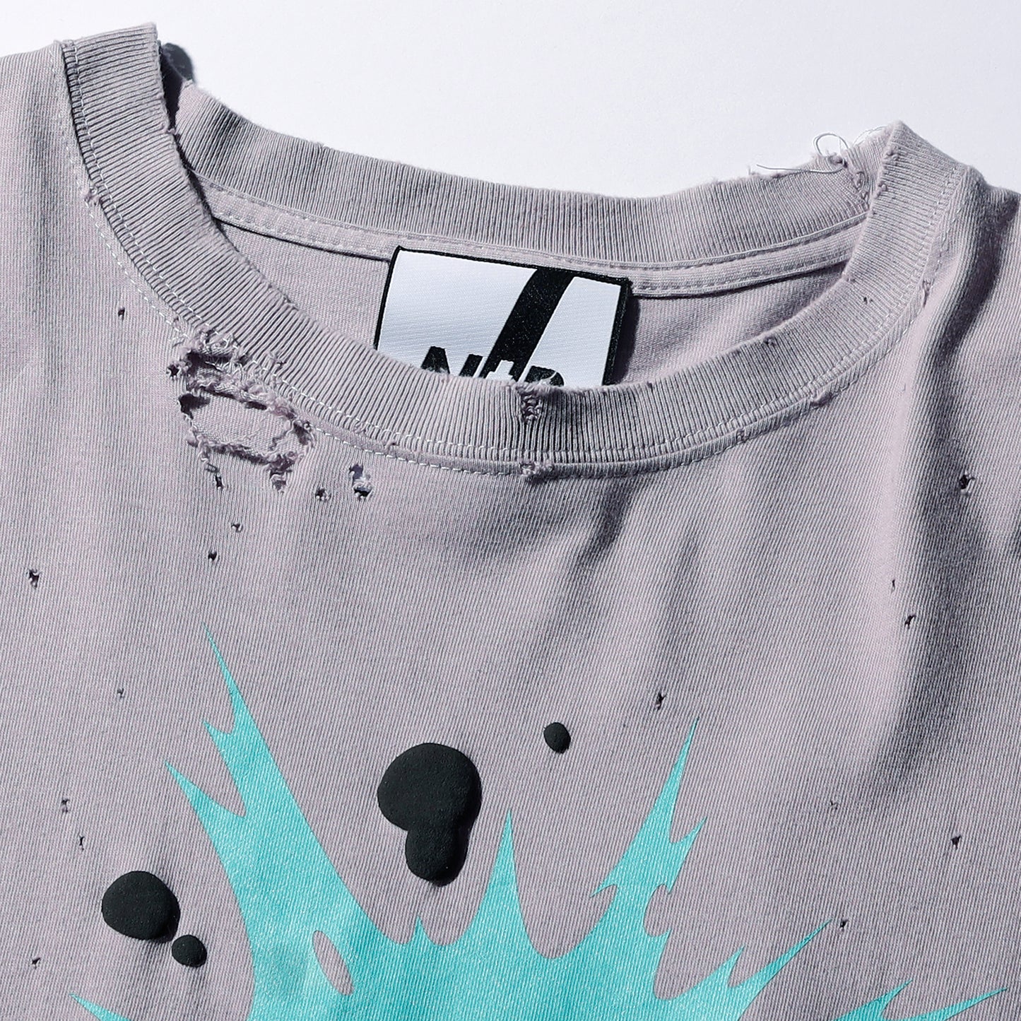 【予約商品】CRAZY DAMAGE LONG TEE (ダメージあり)