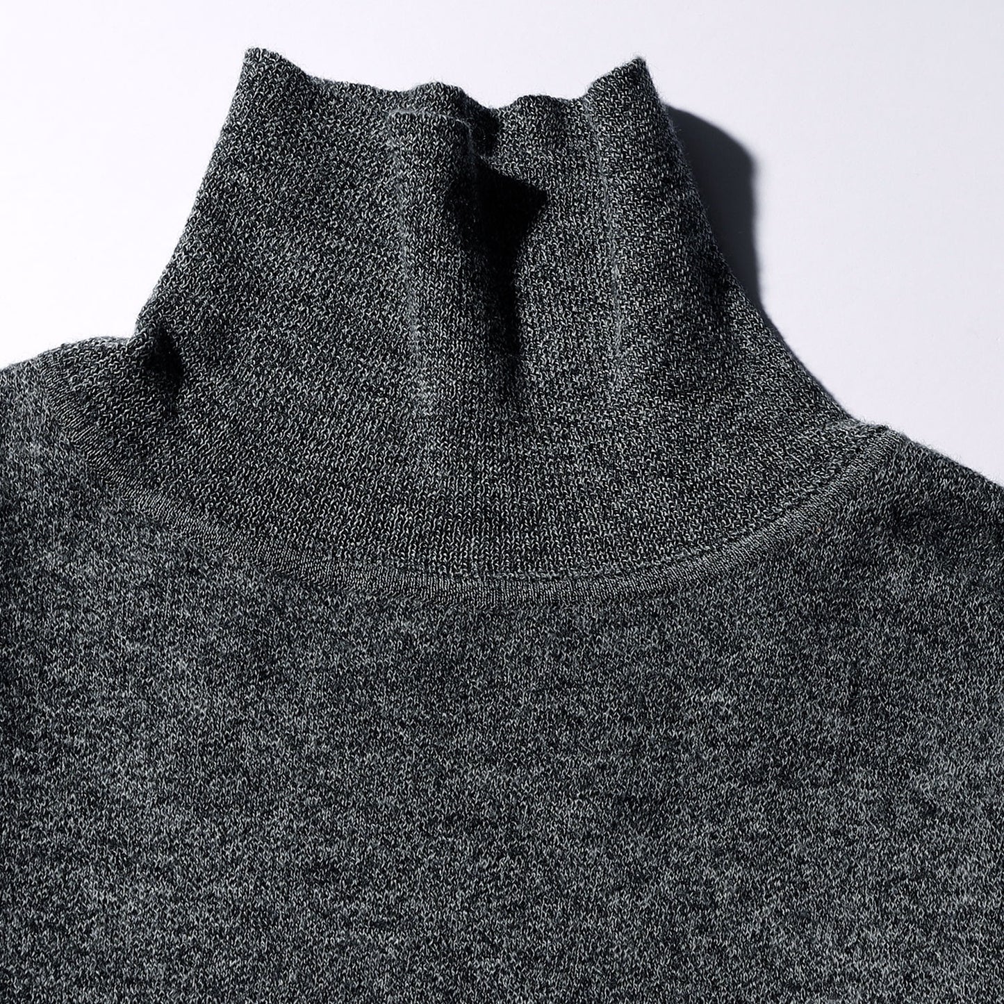 Jacquard Turtle Neck Knit