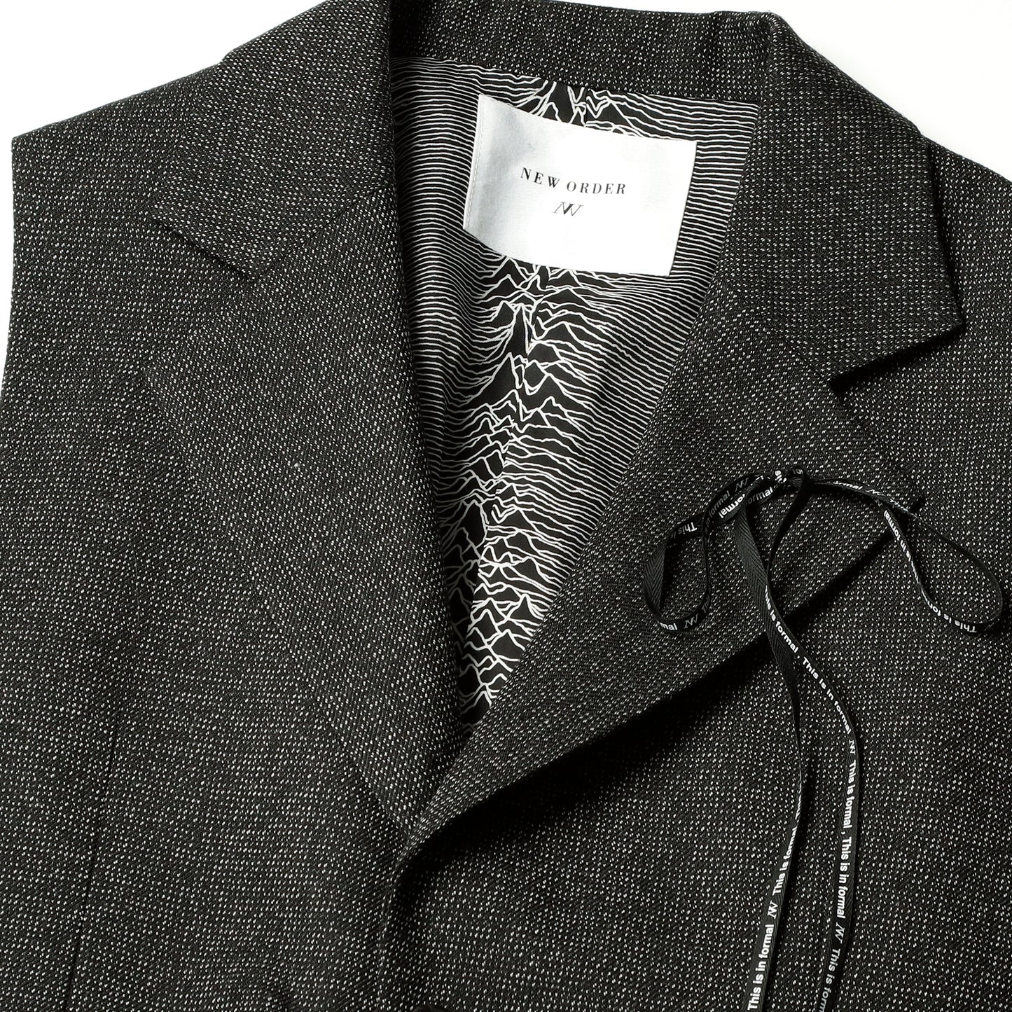 Pleated long vest