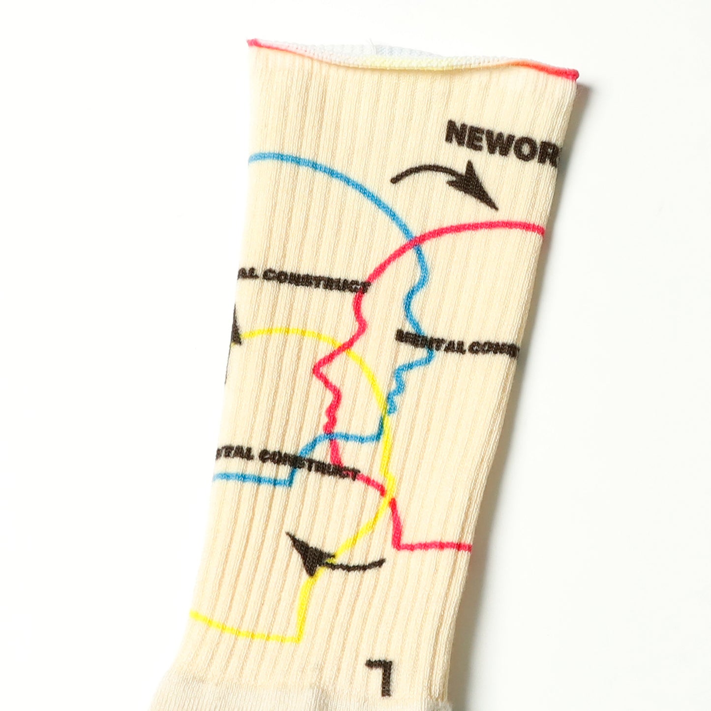 3head printed socks