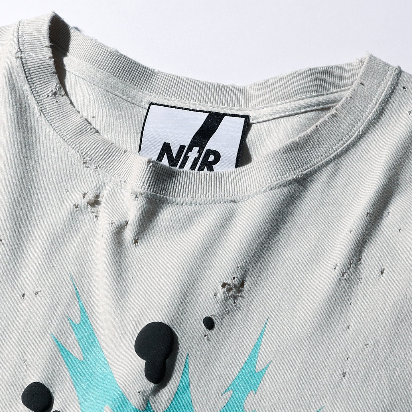 【予約商品】CRAZY DAMAGE LONG TEE (ダメージあり)