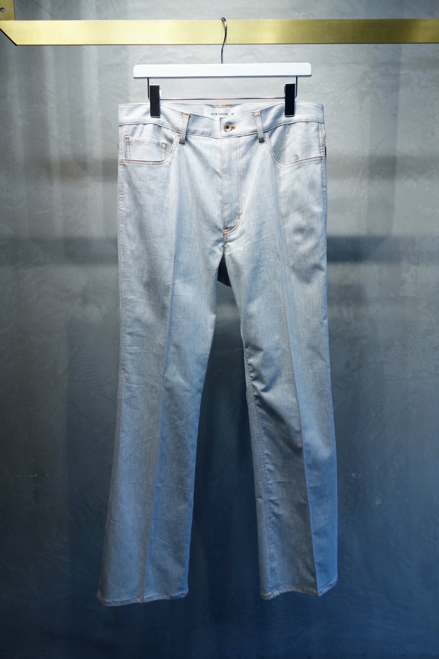 Flare denim pants