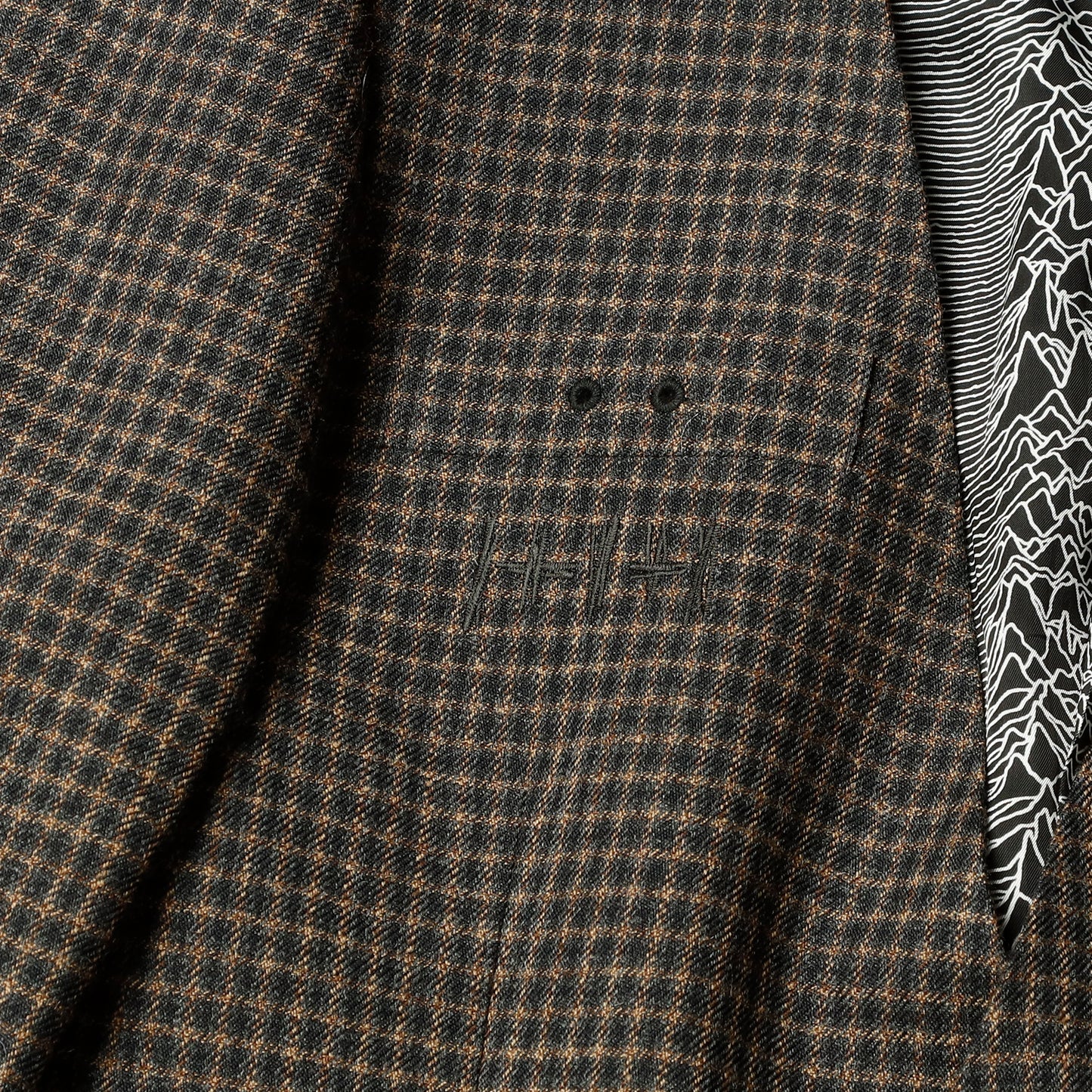 Collarless tailored jacket