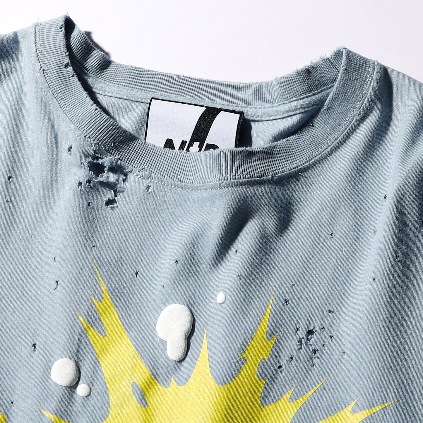 【予約商品】CRAZY DAMAGE LONG TEE (ダメージあり)