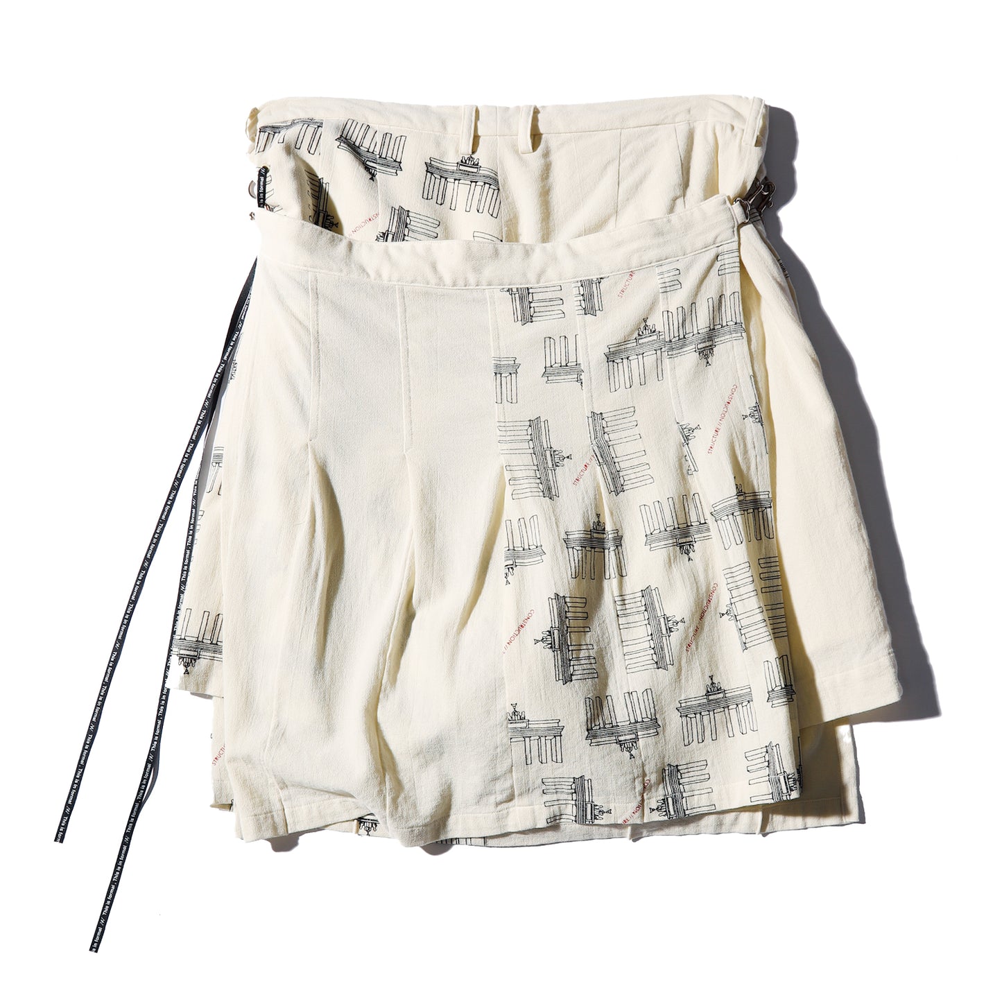 Brandenburg gate bontage shorts