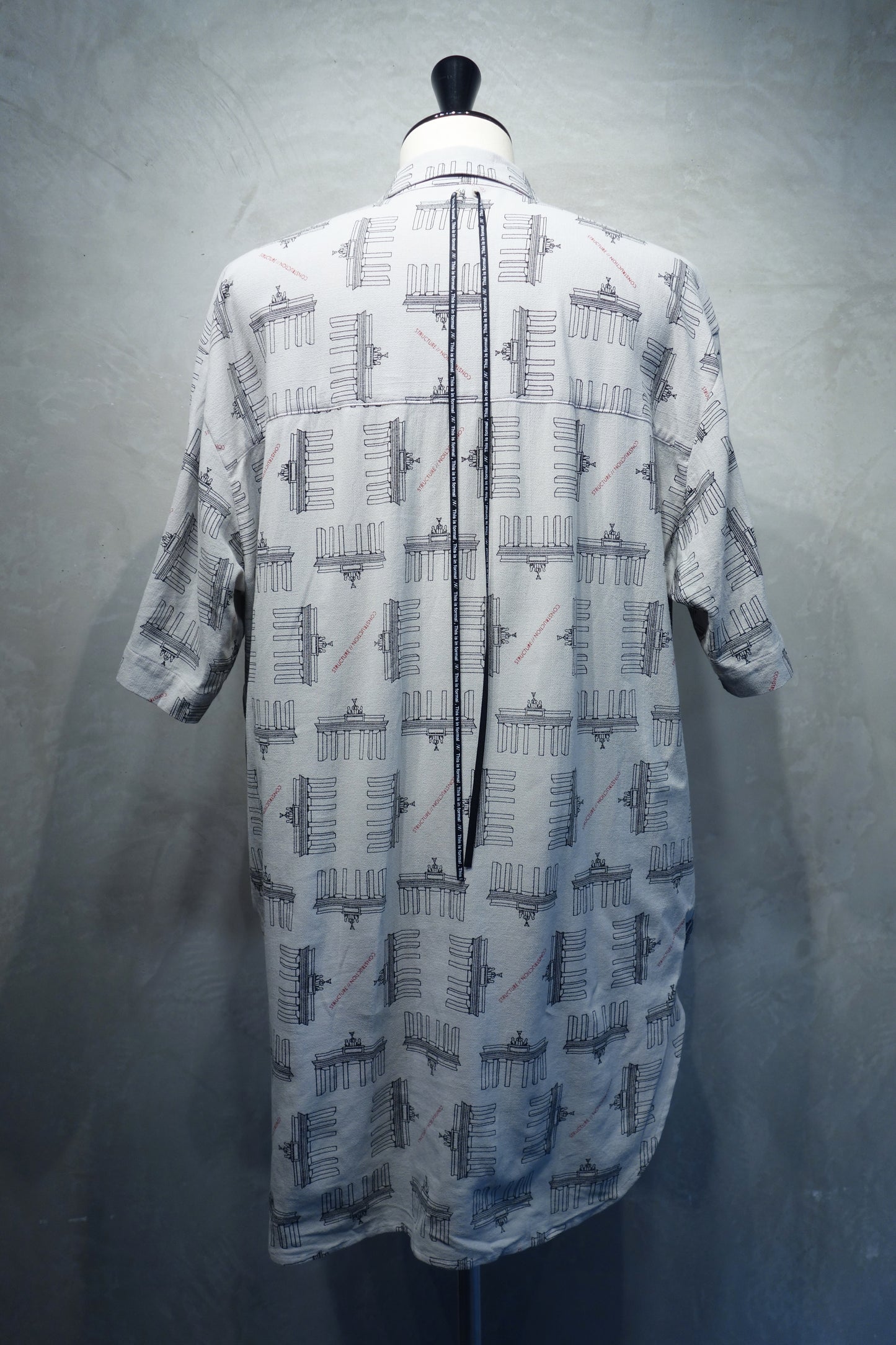 Brandenburg gate over shirt