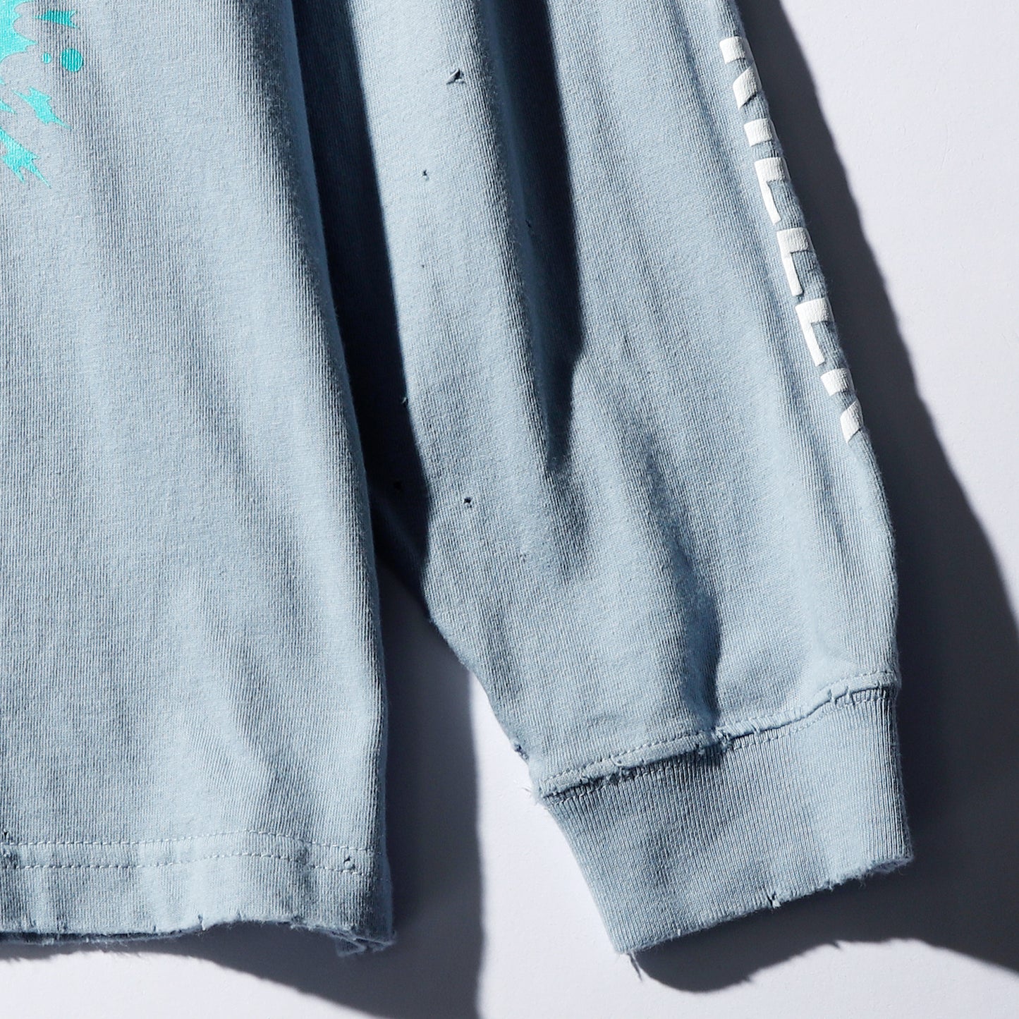 【予約商品】CRAZY DAMAGE LONG TEE (ダメージあり)