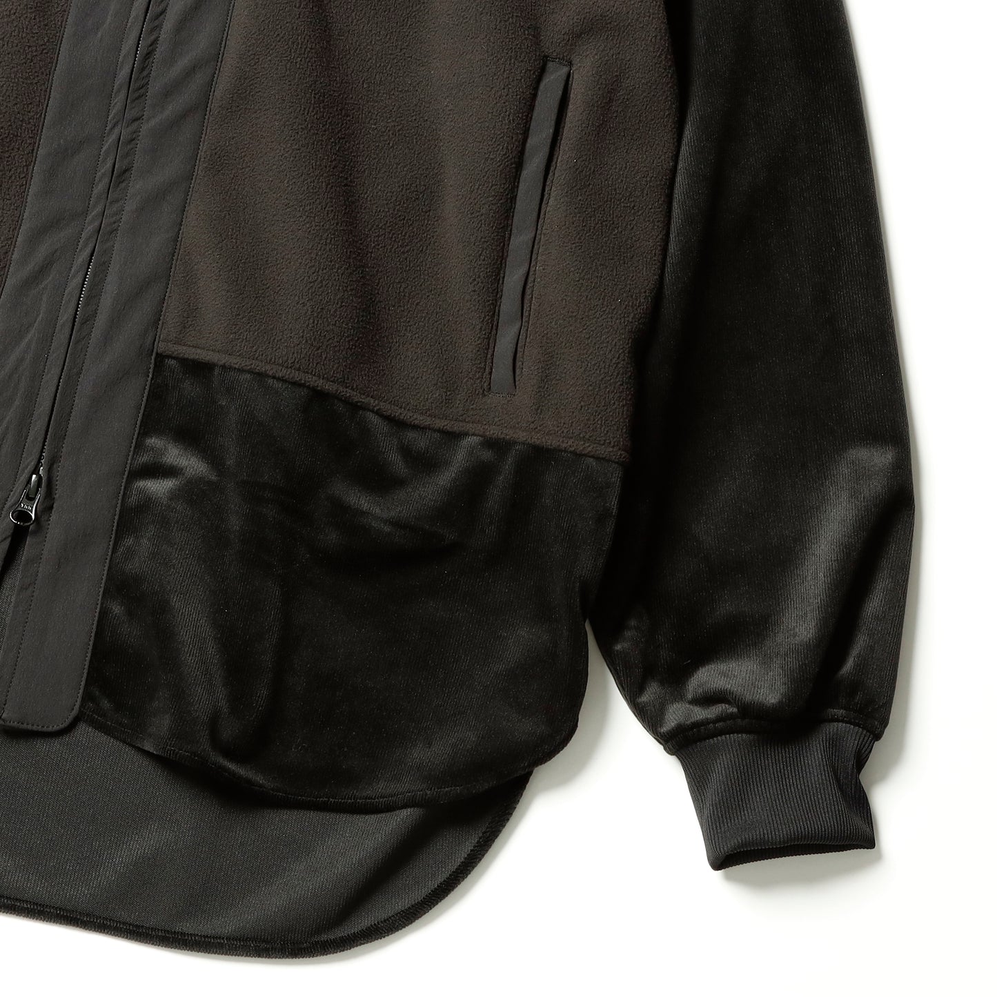 Fleece shirt jacket