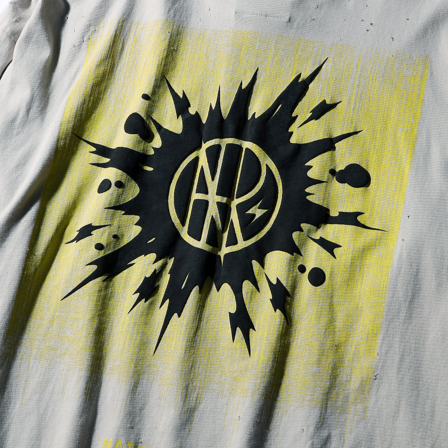 【予約商品】CRAZY DAMAGE LONG TEE (ダメージあり)