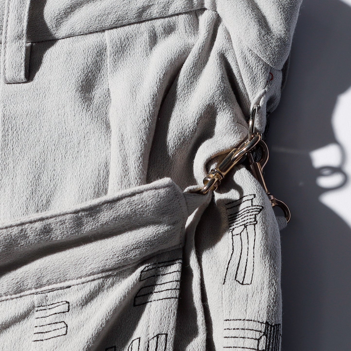 Brandenburg gate bontage shorts