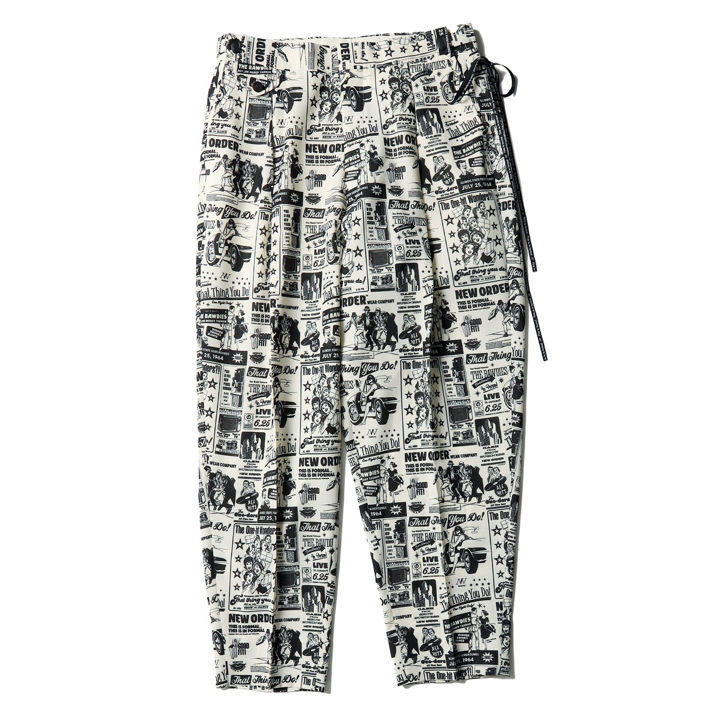 【予約商品】Print Pattern Tapered Slacks