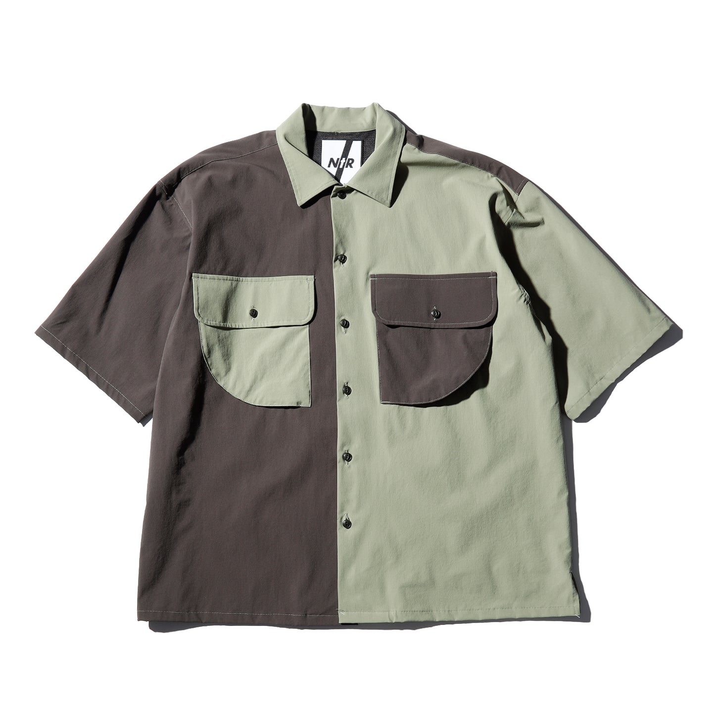 【予約商品】2Tone Opencollar Shirt