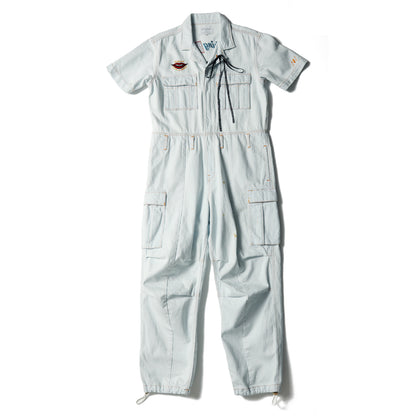 【予約商品】Bleach Denim Jump Suits