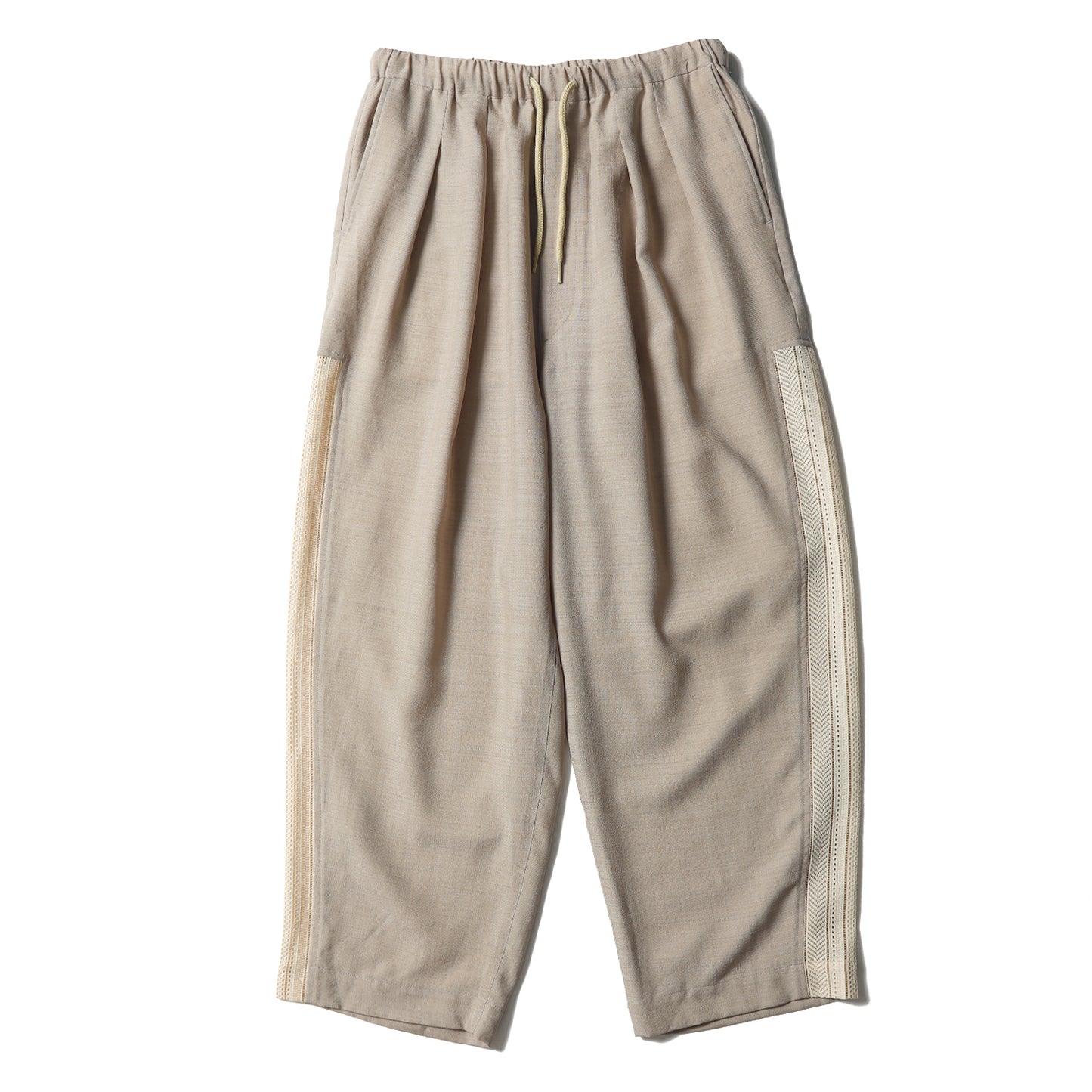 【予約商品】Plain Weave Panel Easy Pants