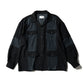 【予約商品】Plain Weave Panel Shirt Jacket