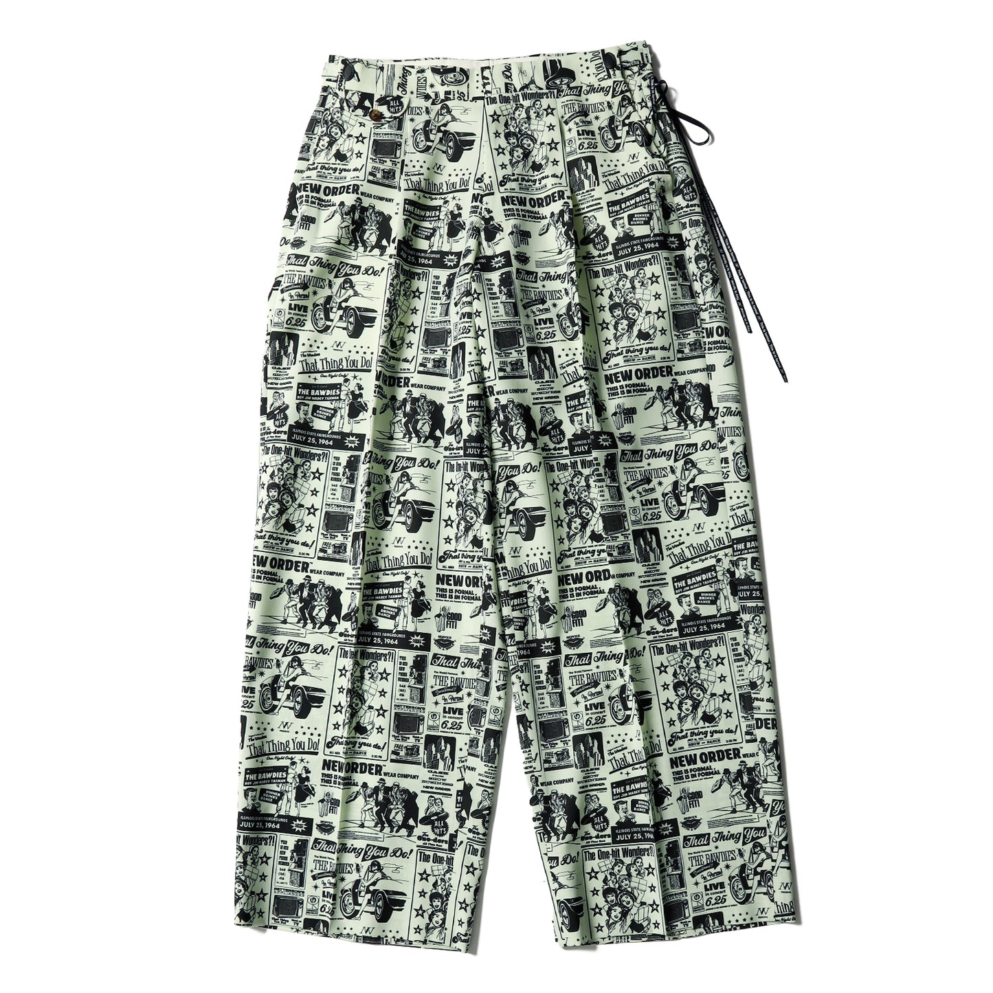 【予約商品】Print Pattern Wide Slacks