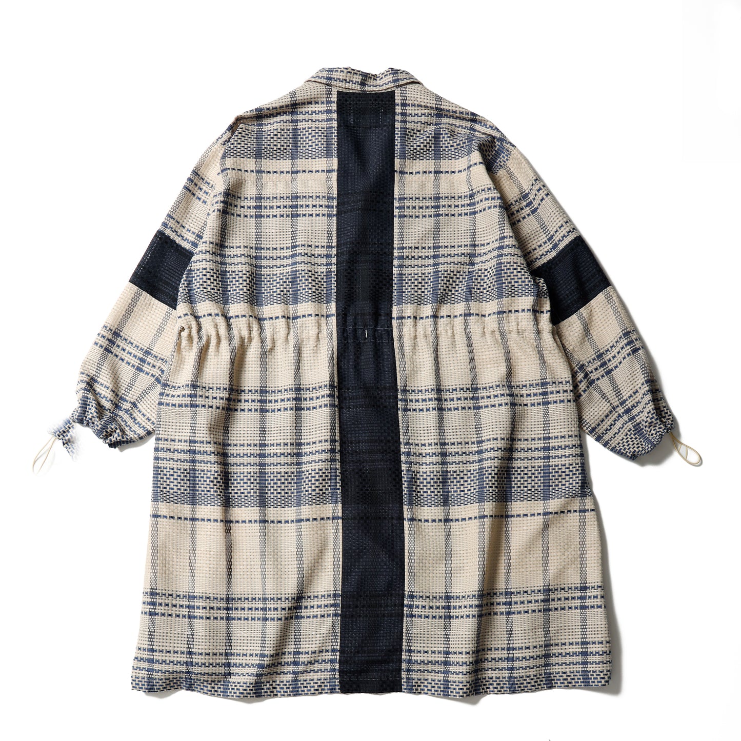 【予約商品】Block Check Panel Wide Coat