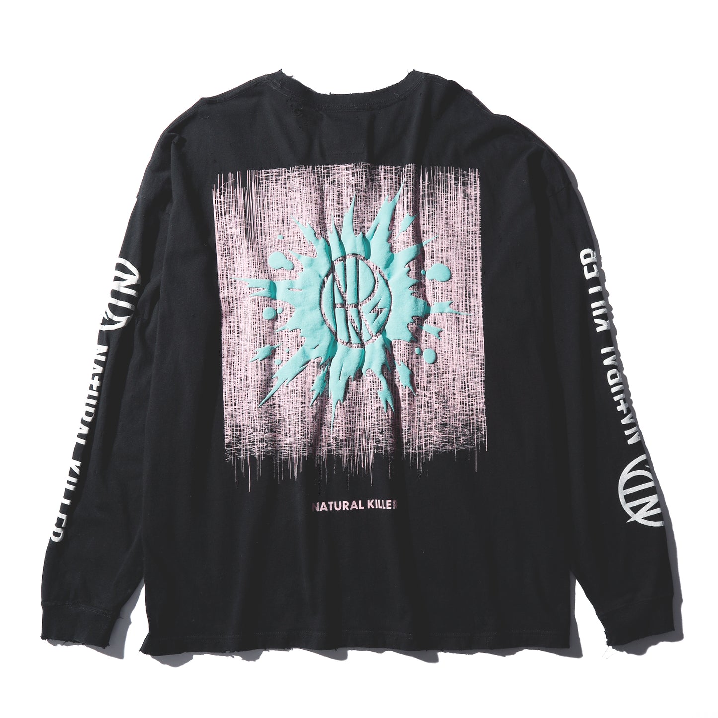 【予約商品】CRAZY DAMAGE LONG TEE （ダメージあり）