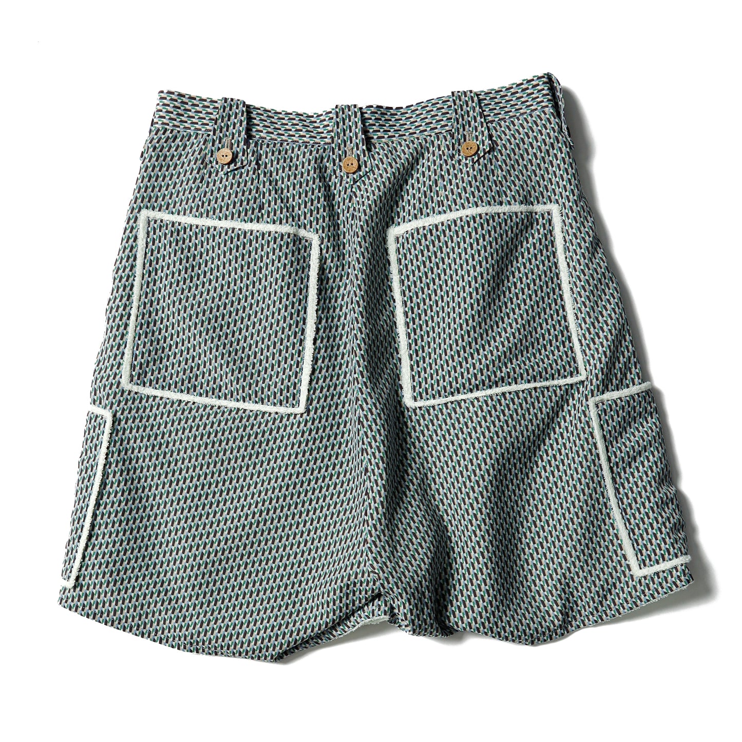 【予約商品】Geometric Pattern Gurkha Shorts