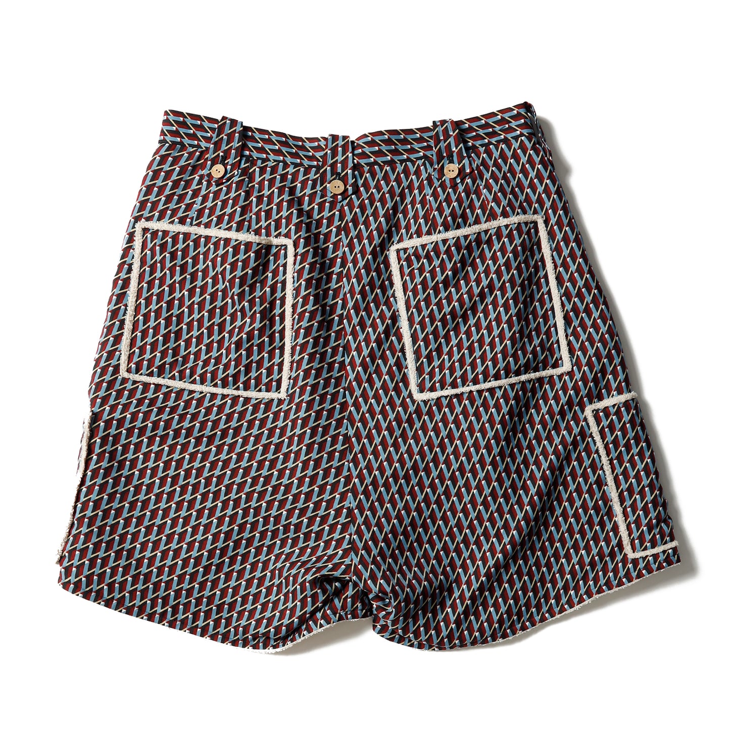 【予約商品】Geometric Pattern Gurkha Shorts