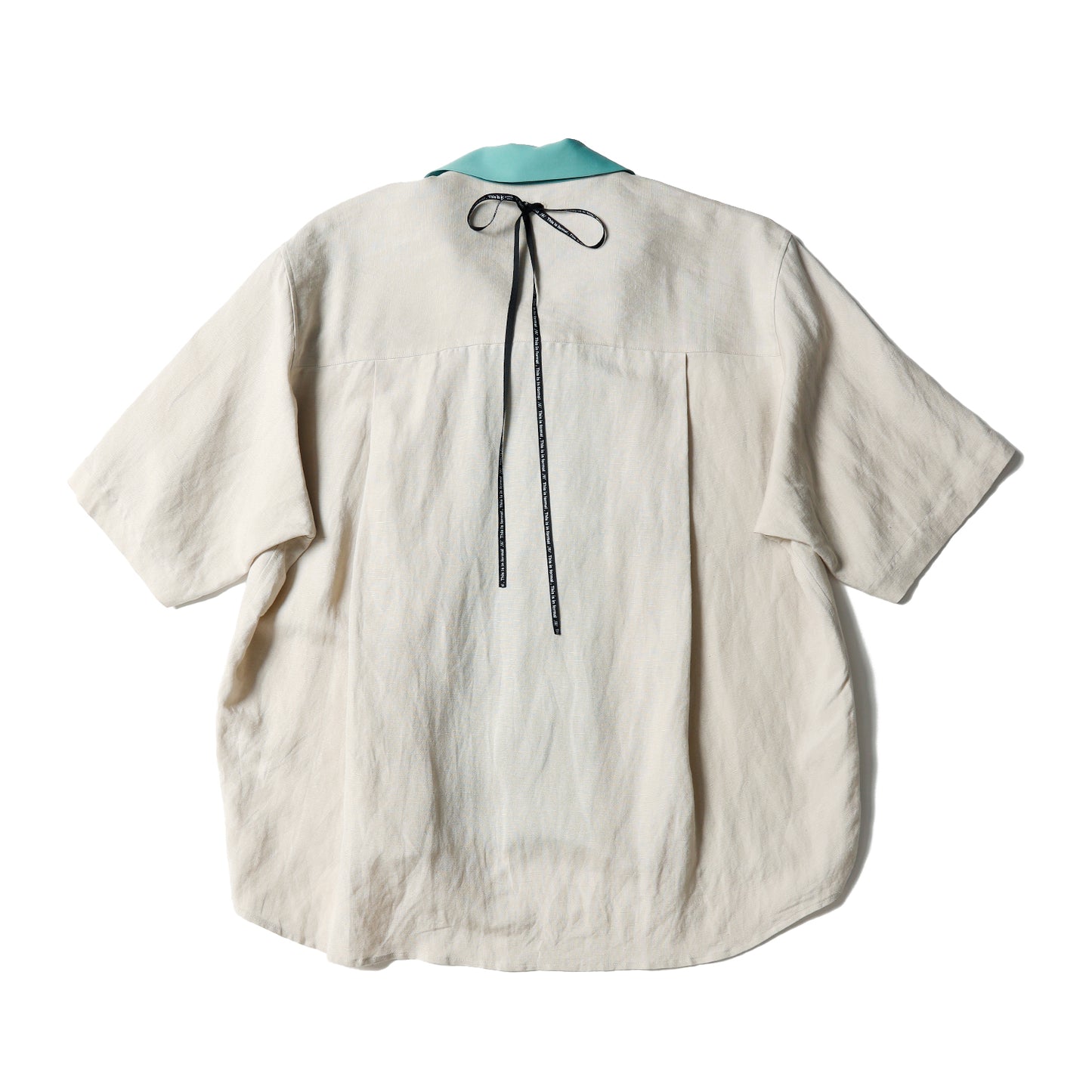 【予約商品】Open Collar Linen Shirt