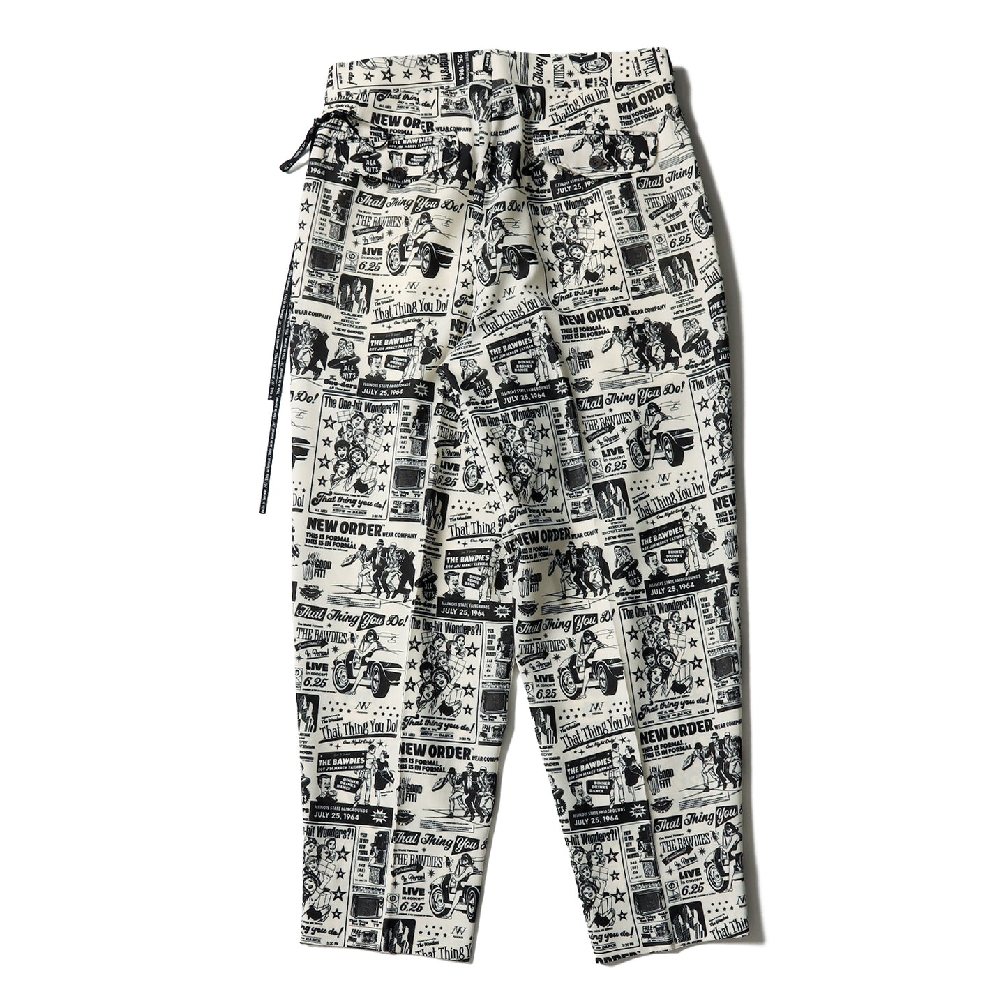 【予約商品】Print Pattern Tapered Slacks