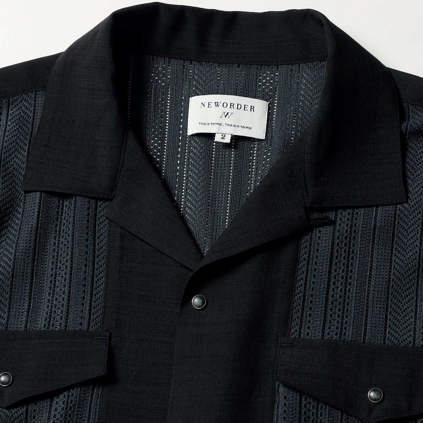 【予約商品】Plain Weave Panel Shirt Jacket