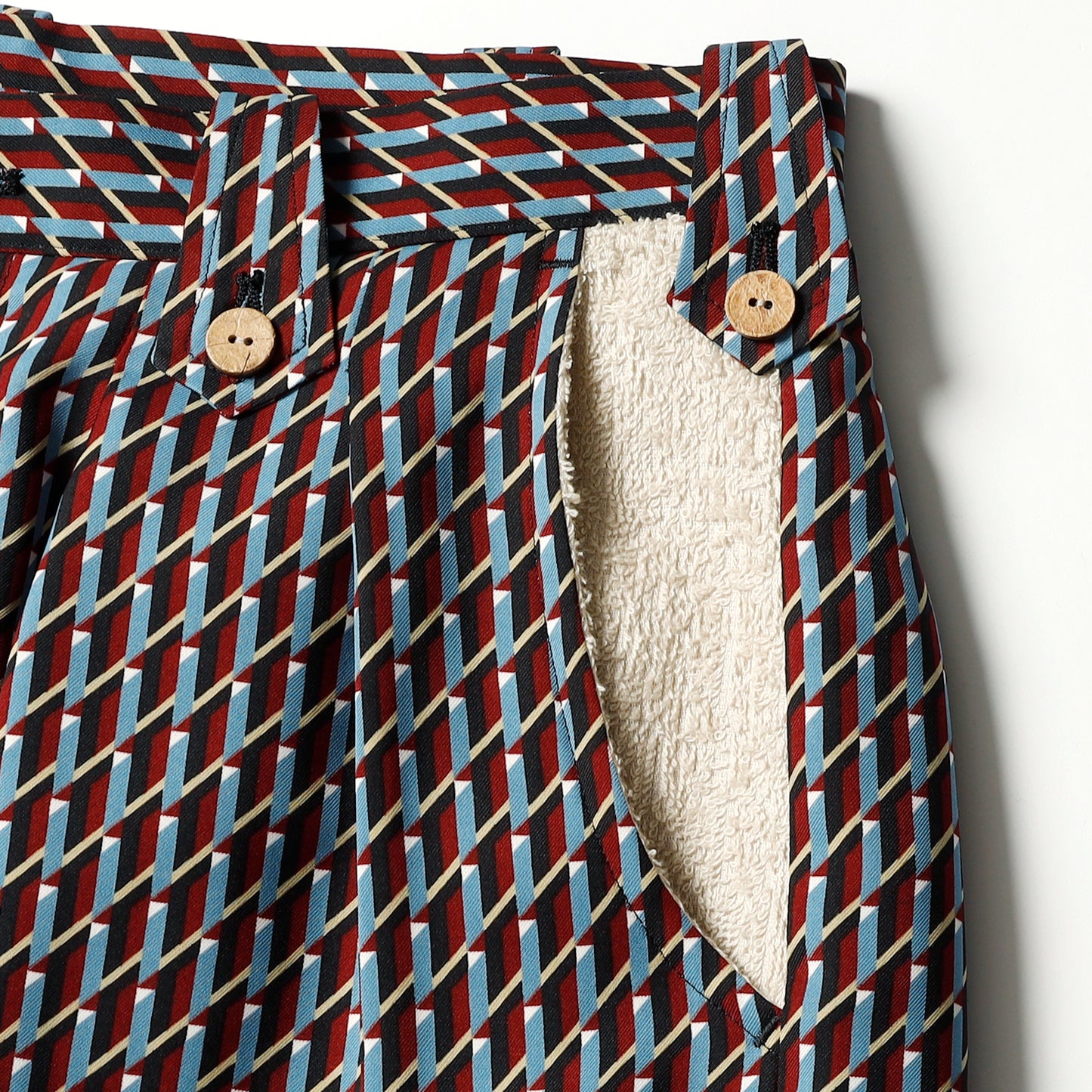 【予約商品】Geometric Pattern Gurkha Shorts