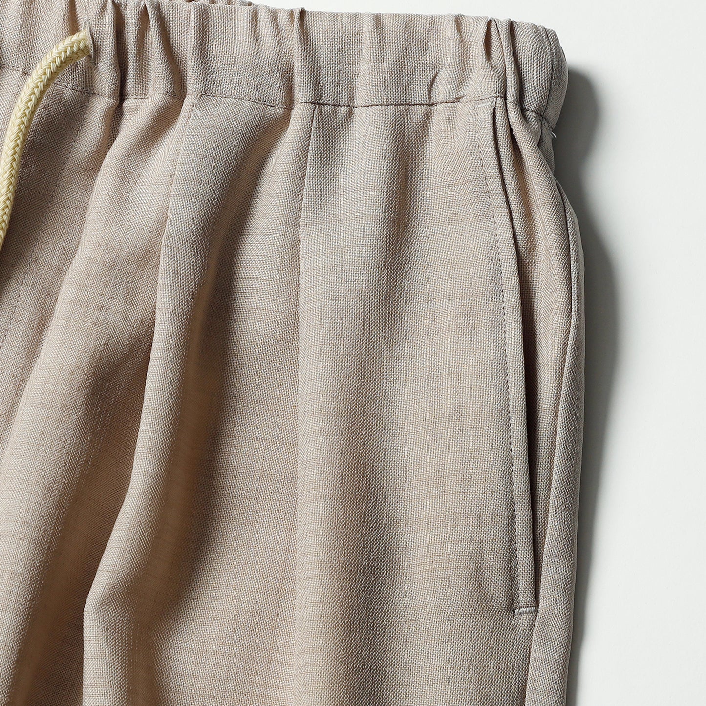 【予約商品】Plain Weave Panel Easy Pants