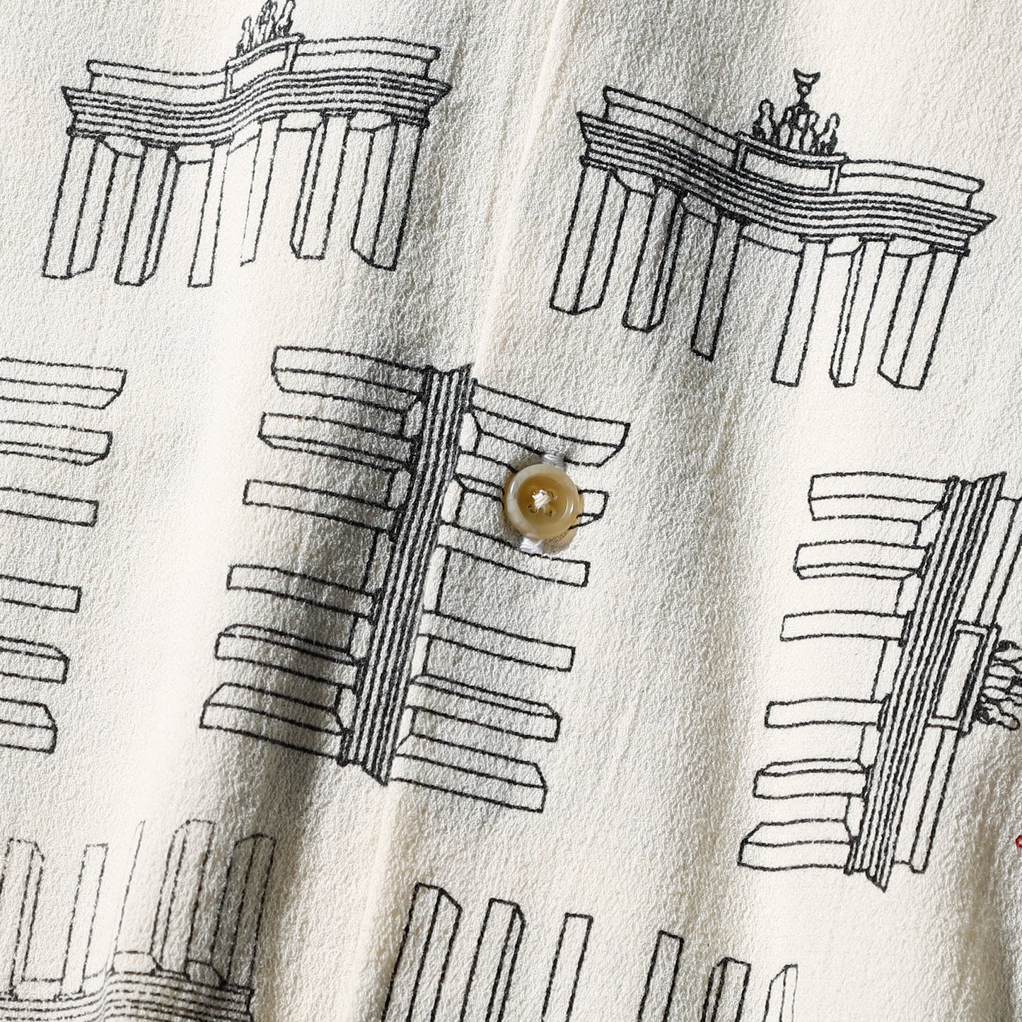 Brandenburg gate over shirt