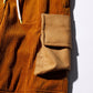 Suede + Corduroy Layered Pants