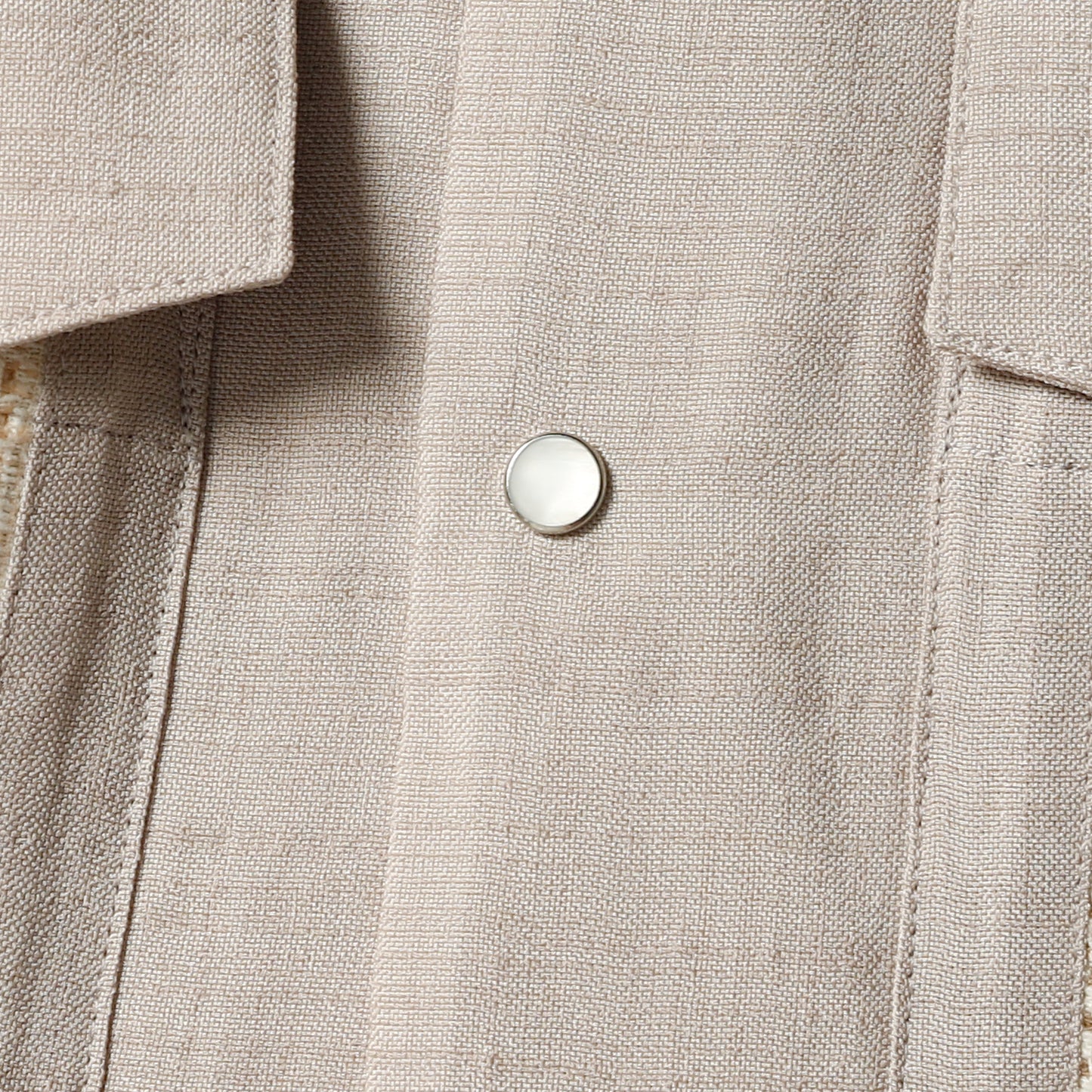 【予約商品】Plain Weave Panel Shirt Jacket