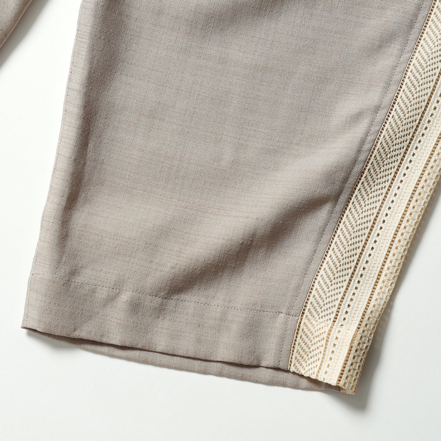 【予約商品】Plain Weave Panel Easy Pants