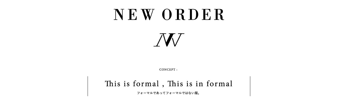 NEWORDER 2023AW – MItsuME TOKYO